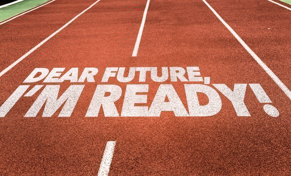 Dear Future, Im Ready written on running track-1